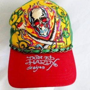 ED HARDY CHRISTIAN AUDIGIER Skull hat cap